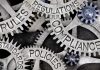Gears labeled rules standards regulations compliance policies