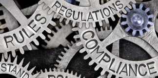 Gears labeled rules standards regulations compliance policies