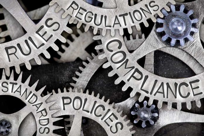 635952077 featured image Gears labeled rules standards regulations compliance policies