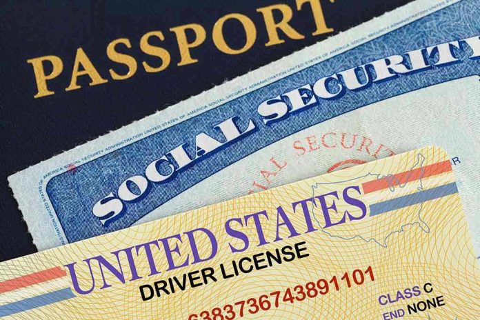 1148656274 Passport, social security card, and driver's license.