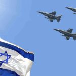 Houthi Bombs Hit Israel and They Retaliate – Middle East FURY Israeli flag with three fighter jets in flight.