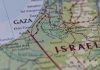 Gaza Before and After Pics Released – Catastrophic Scene Map showing Gaza Strip and parts of Israel.