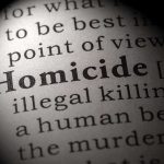 Masked KILLERS Storm Home — CAUGHT ON CAMERA! Magnified text showing definition of homicide.