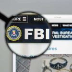 FBI BOMBSHELL: NBA-Mafia Gambling Exposed FBI website shown through magnifying glass.