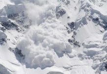 Second Patroller DIES at Same Ski Resort An avalanche occurring on a snowy mountain slope