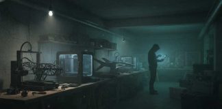 Create a featured image for the article titled: DEADLY Drones 3D-Printed in Military Basement Requirements: - NO text, wor