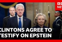 Clintons agree to testify in US House Epstein probe | BBC News