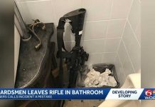 LOADED Gun Forgotten in Hotel Toilet National guardsmen leaves rifle in French Quarter bathroom