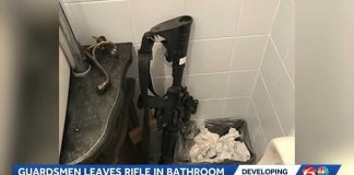National guardsmen leaves rifle in French Quarter bathroom