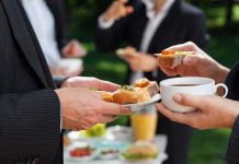 Governor EJECTED From Restaurant—Stunning Double Standard Professionals enjoying refreshments at an outdoor event