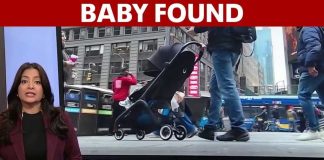 Search continues for father after baby found abandoned in