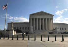 ICE SHOCK: Citizen Detained 3 Times in a Year! Supreme Court building with flag and people outside.