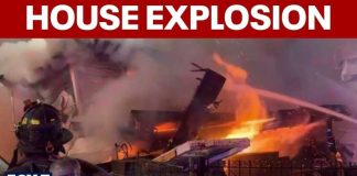 Police Officers HURLED By Explosion—Charged Back In