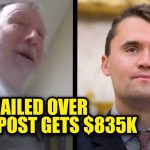 Man Who Mocked Kirk’s Assassination Wins MASSIVE $850K Settlement UPDATE: Man Jailed for Posting Charlie Kirk Meme Scores Major Payday