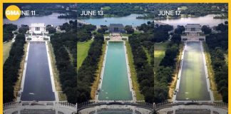 Trump FUMING After Reflecting Pool Vandalised! Reflecting pool problems after nearly $15M renovation