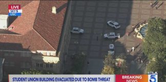 Student ARRESTED – Racist Bomb Note Terrorizes Campus! USC Student Union evacuated due to bomb threat