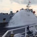 China Coast Guard fires water cannon at Philippines ship in South China Sea