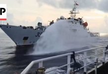 China Fires Cannon at Foreign Vessel! China Coast Guard fires water cannon at Philippines ship in South China Sea