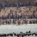 Border Shock: Italy Slams Door on Neighbors Thousands of migrants swim around the border from Morocco into Ceuta, Spain