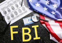 Epstein’s Top Recruiter Dies—Questions Explode FBI letters with fingerprint sheet, badge, magnifying glass, and US flag