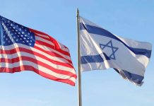 Ally Panic: Vance Cornered Netanyahu American and Israeli flags waving against a clear sky.