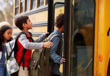 Disabled Kids School Bus Suffers Horrific Crash Children boarding a yellow school bus