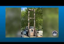 US Capitol Police arrest driver with a guillotine in truck bed by the US Capitol building