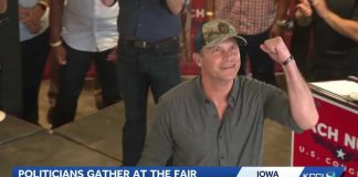 Dem Lose it After Hegseth Utters Transphobic Slur US Defense Secretary Pete Hegseth joins Rep. Zach Nunn at Iowa State Fair
