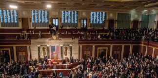 What Dem Rep Called Justice Thomas is Despicable House chamber filled with lawmakers and staff