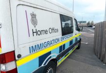 Government Gives Guides to Illegals Telling Them Not to Rape Women Immigration enforcement van parked on a street