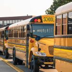 Field Trip Turns Deadly – Teacher and Student DEAD Row of yellow school buses parked outside a brick school