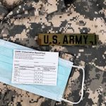 Pentagon Under Fire – Don’t Know U.S Casualty Count U.S. Army uniform with face mask and vaccination card