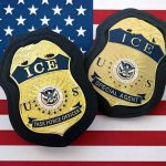 Anti-ICE Fund Fails Miserably – Immediate Fraud Applications ICE badges on an American flag background