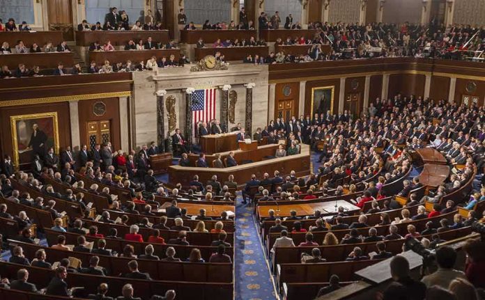 shutterstock_492045010-1 Legislative chamber filled with attendees during a formal address