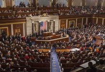 Trump’s Senate Ultimatum Explodes — GOP Scrambles Legislative chamber filled with attendees during a formal address
