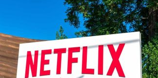 Netflix Bloodbath Begins After Customers Turn Netflix sign at outdoor campus