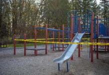 Bodycam Shock: First Grader Shoots at Cops Playground equipment wrapped with caution tape