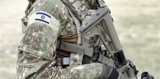 soldier in camouflage holding a rifle