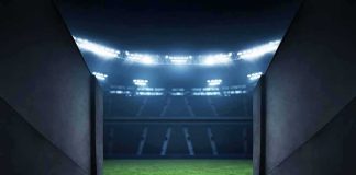 Stadium Tribute Stunt Turns Deadly Stadium tunnel opening onto a brightly lit field