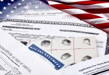 Dem Candidate Has Some SERIOUS Explaining to Do About That Sob Immigration Story U.S. immigration and naturalization documents with American flag