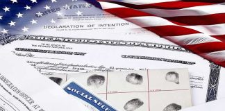 Dem Candidate Has Some SERIOUS Explaining to Do About That Sob Immigration Story U.S. immigration and naturalization documents with American flag